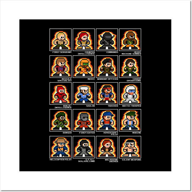 8-Bit GI Joe Cardback Wall Art by 8-BitHero